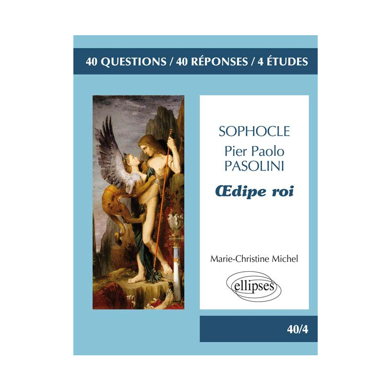 Sophocle, Oedipe roi /  Pasolini, Œdipe roi. Bac L 2016