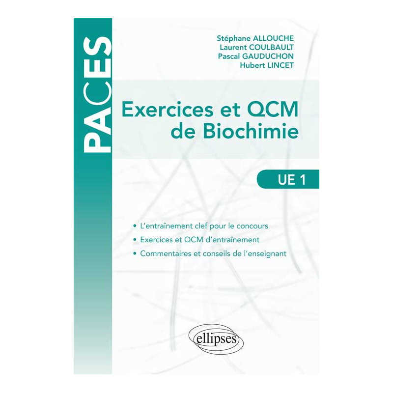 Exercices et QCM de Biochimie