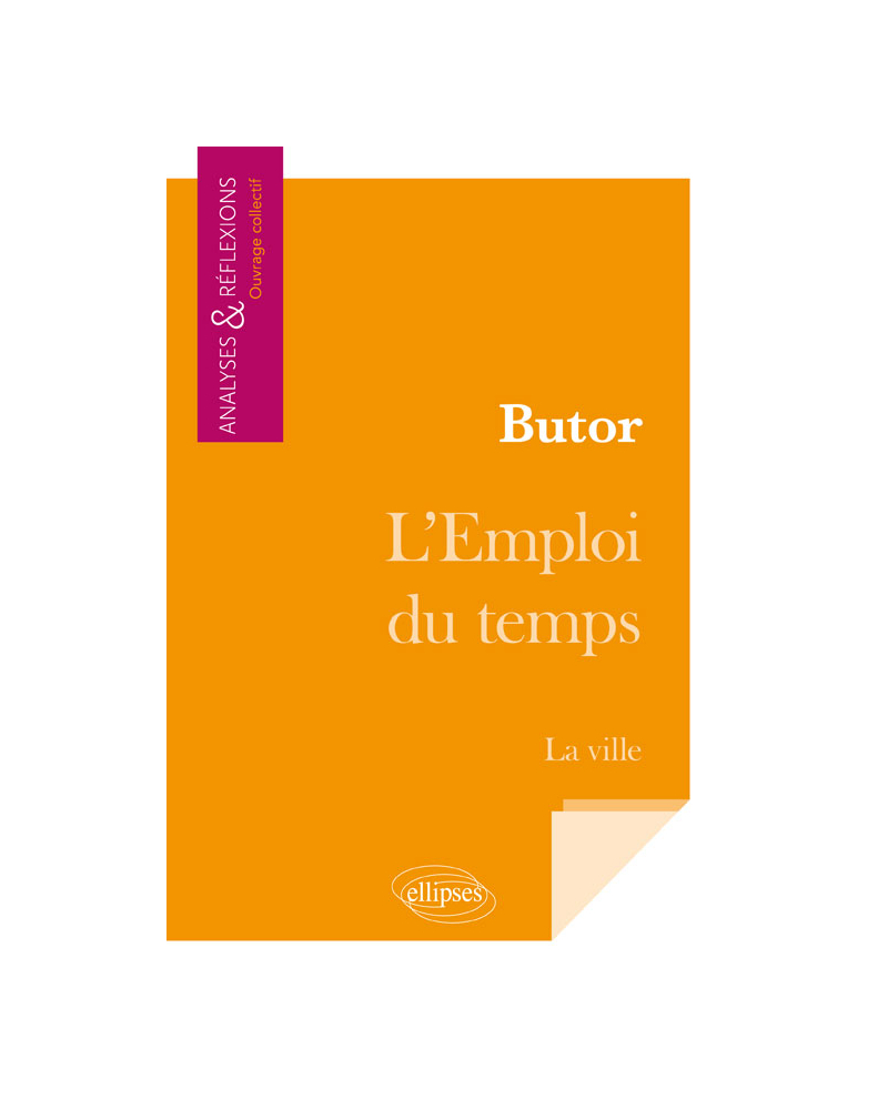 Butor, L'Emploi du temps