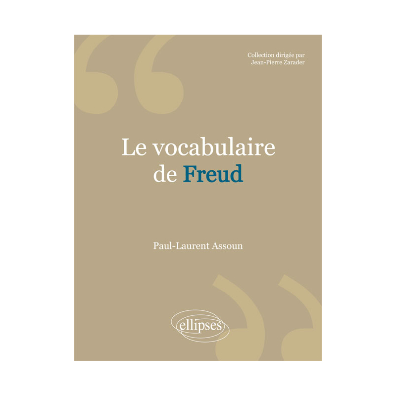 Le vocabulaire de Freud