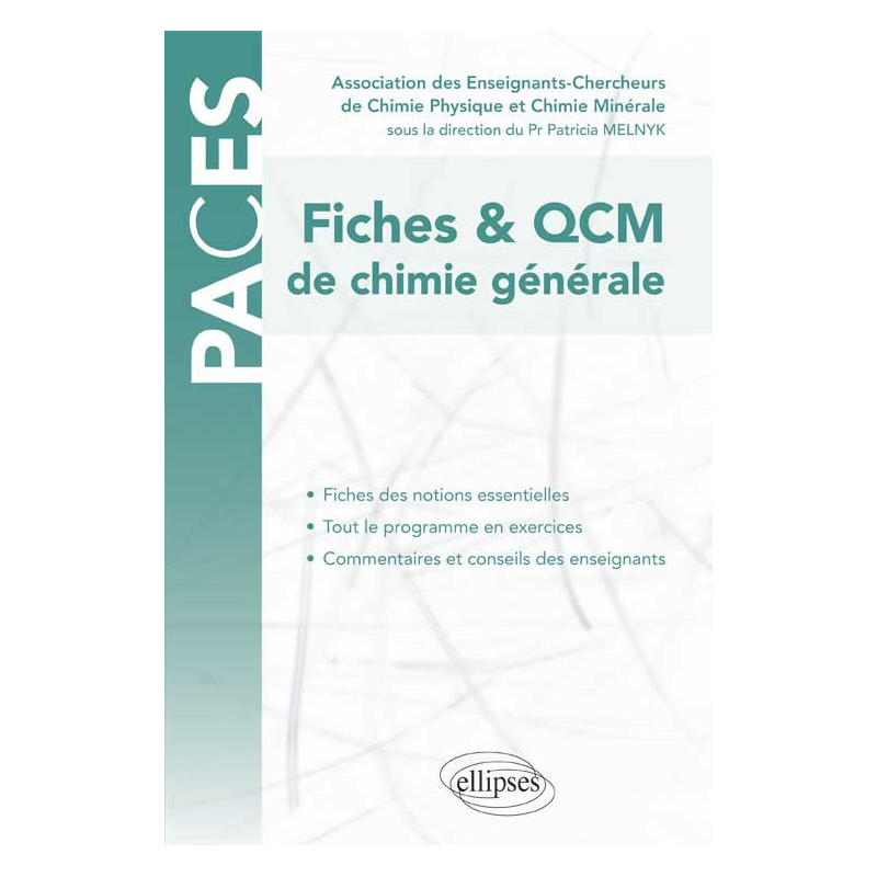 UE1 - QCM de chimie générale