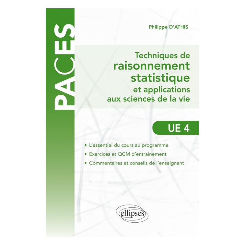 UE4 - Techniques de raisonnement statistique et applications aux sciences de la vie