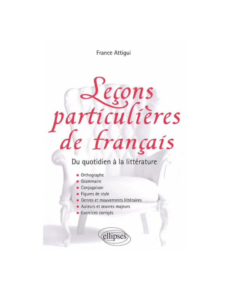 Leçons particulières de français