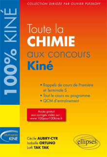 Toute la Chimie aux concours Kiné