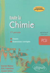 Toute la Chimie PCSI - 1re période