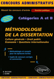 La méthodologie de la dissertation - catégories A et B