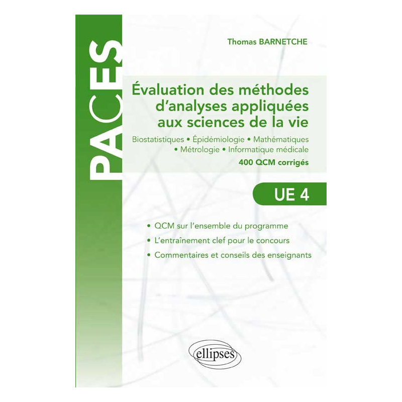 UE4 - Biostatistiques - 600 QCM