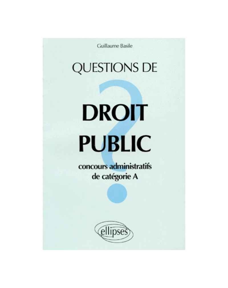 Questions de droit public