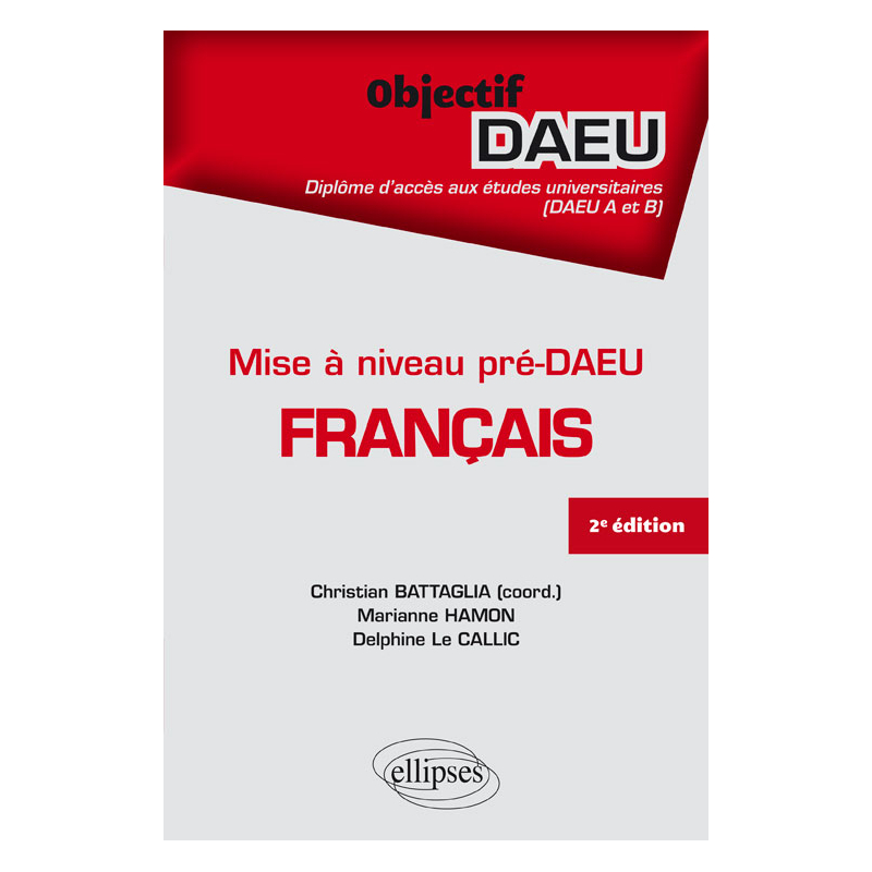 Mise à niveau pré-DAEU Français - 2e édition