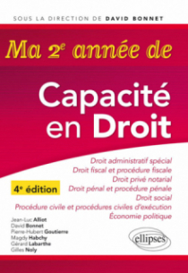 Ma 2e année de capacité en droit - 4e édition