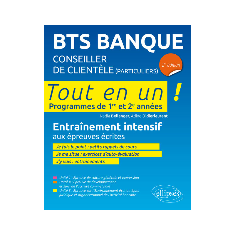 BTS Banque - Conseiller de clientèle - 2e édition