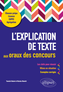 L'explication de texte aux oraux des concours