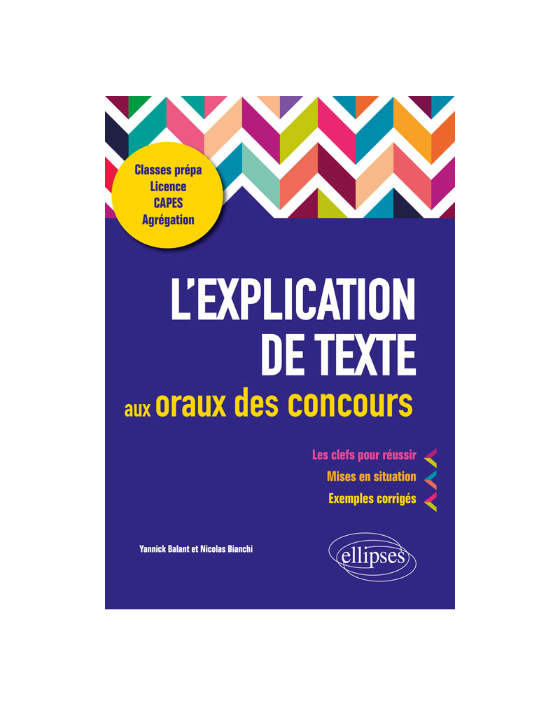 L'explication de texte aux oraux des concours