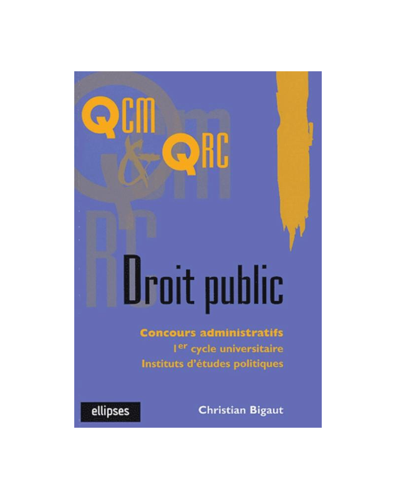 Droit public en QCM et QRC