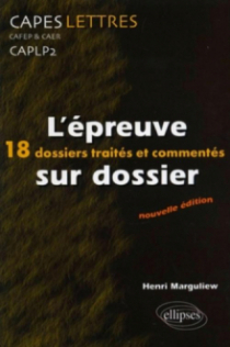 L'épreuve sur dossier - 2e édition