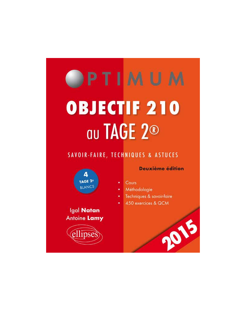 Objectif 210 au TAGE 2 - 2e édition