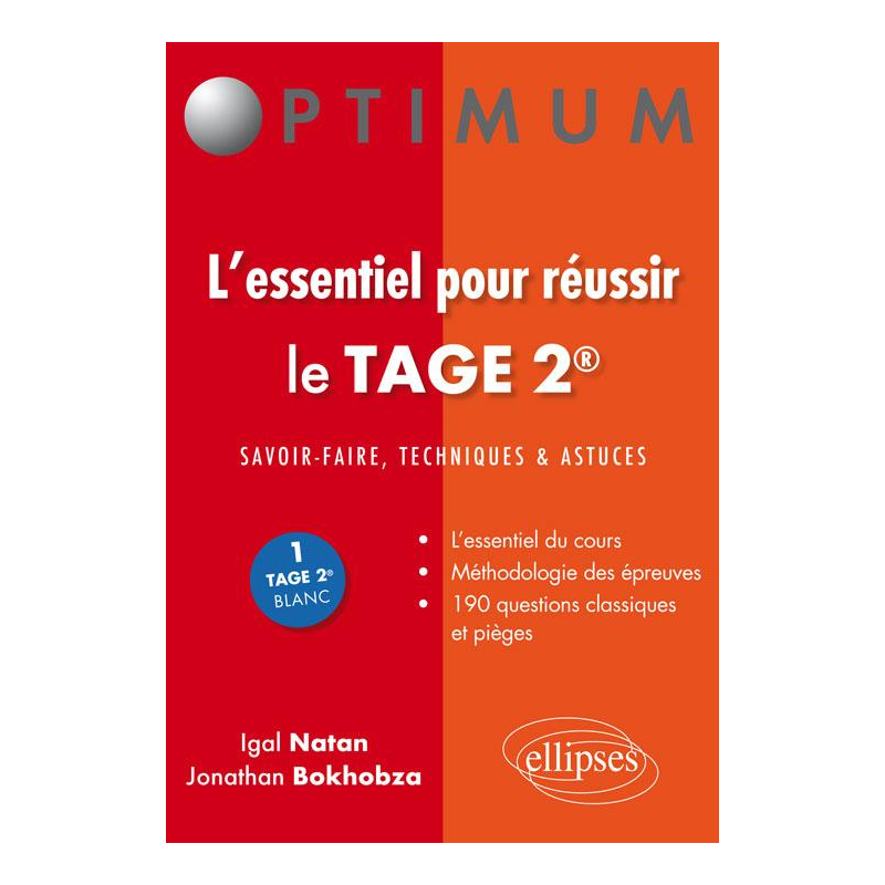 l'essentiel pour réussir le Tage 2