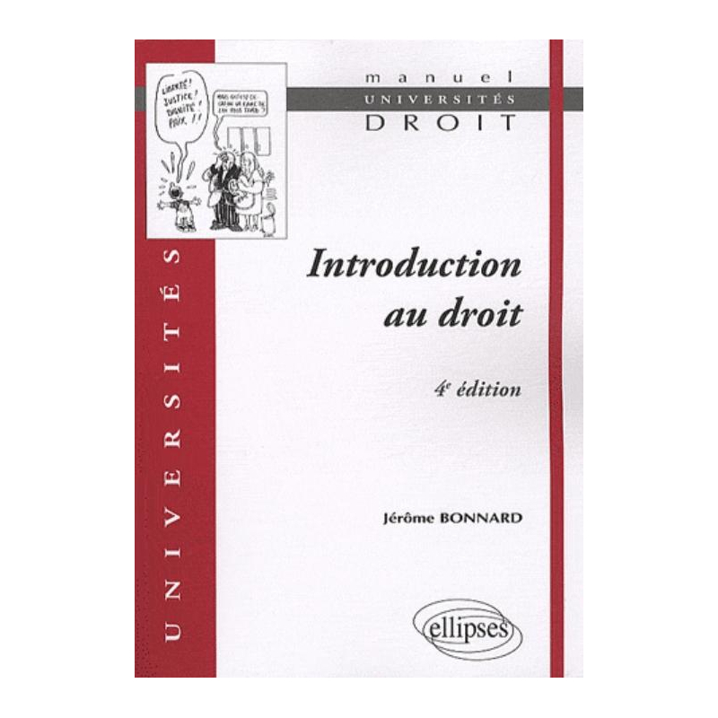 Introduction au droit - 4e édition refondue et mise à jour