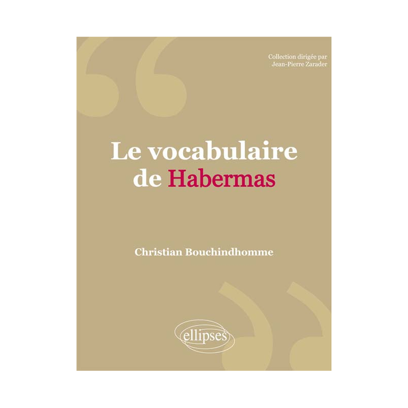 Le vocabulaire de Habermas