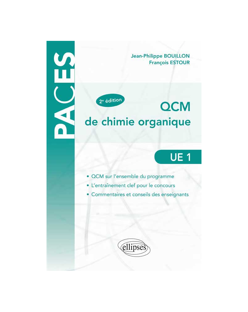 UE1 - QCM de chimie organique - 2e édition