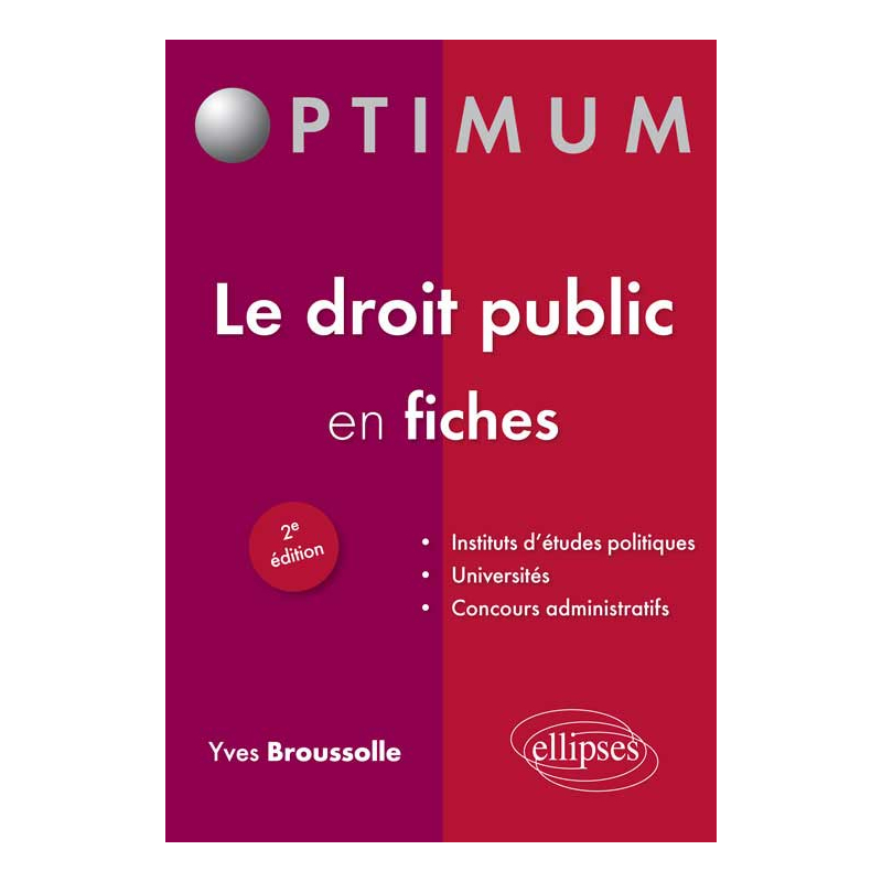 Le droit public en fiches - 2e édition