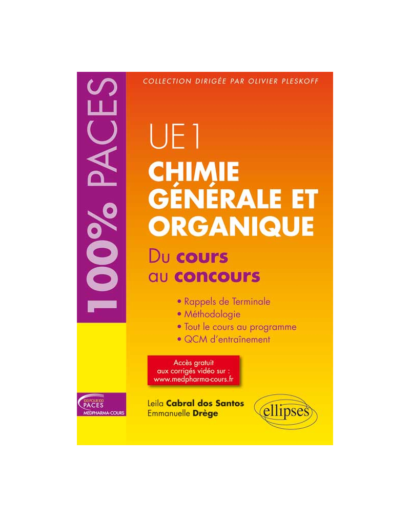 UE1 - Chimie générale et organique. Du cours au concours