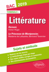 Nouvelle œuvre au programme et XXXXX. Sujets et méthode. BAC L 2019