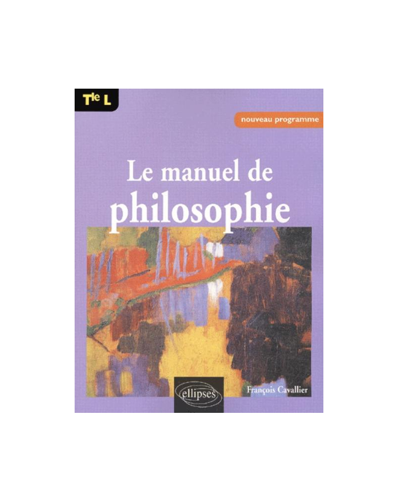 Manuel de philosophie Terminale L
