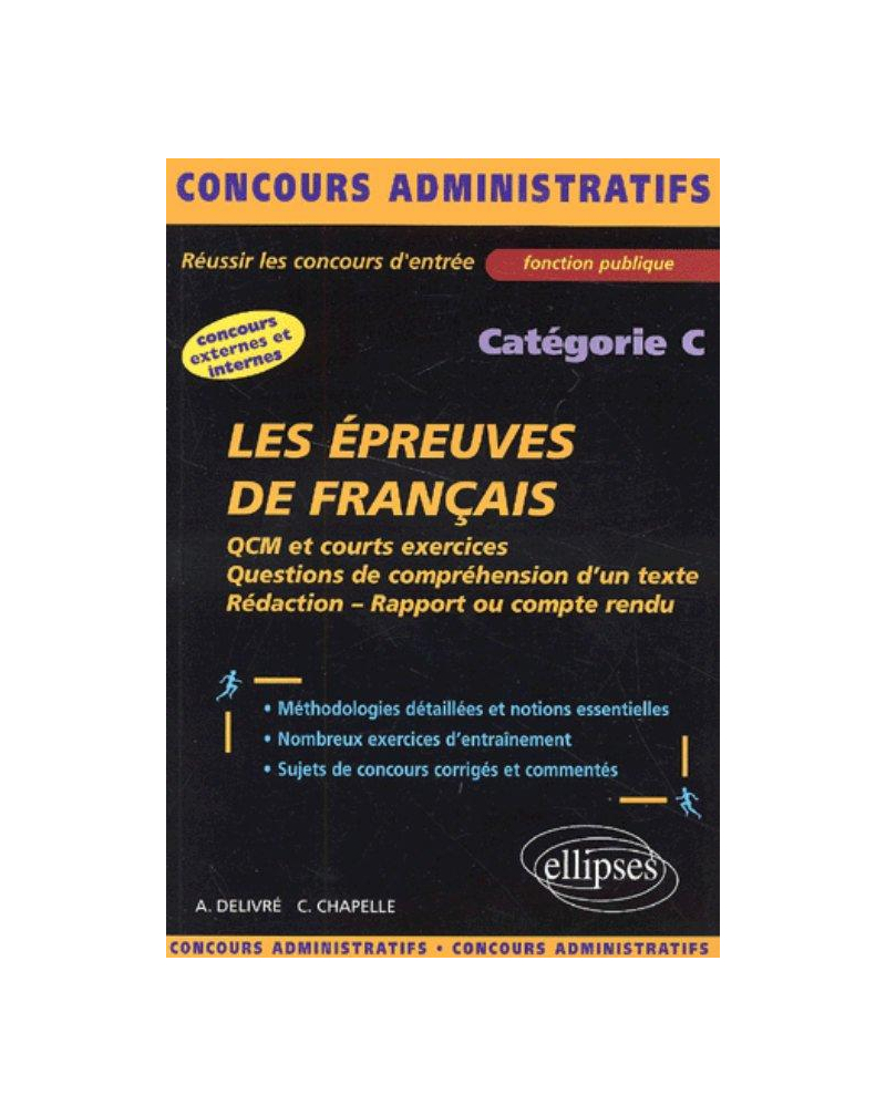 Les épreuves de français - catégorie C