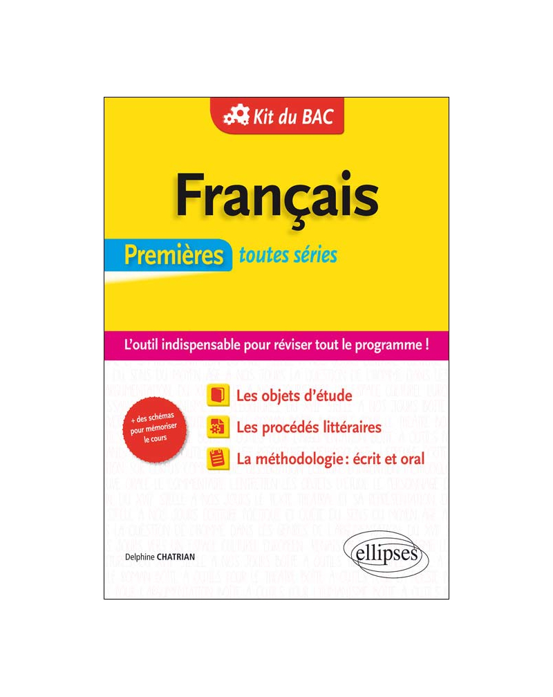 KIT DU BAC. Français 1ères toutes séries. L’outil indispensable pour réviser tout le programme