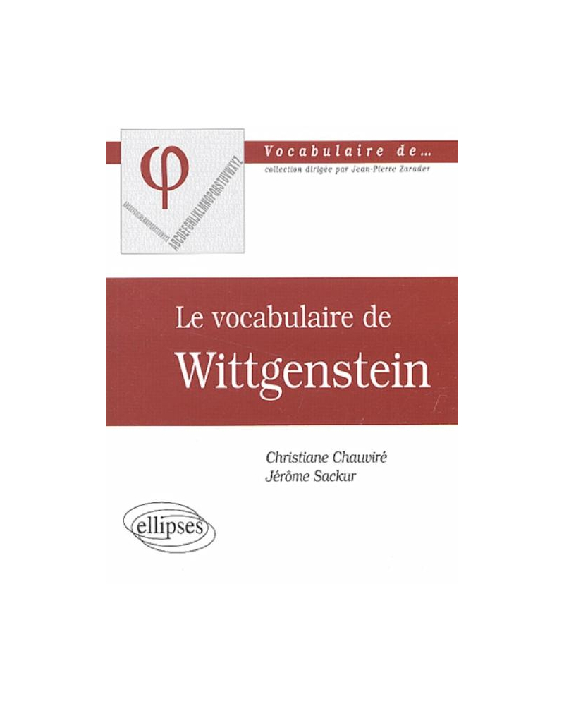 vocabulaire de Wittgenstein (Le)