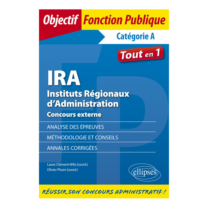 IRA Instituts Régionaux d’Administration Concours externe.