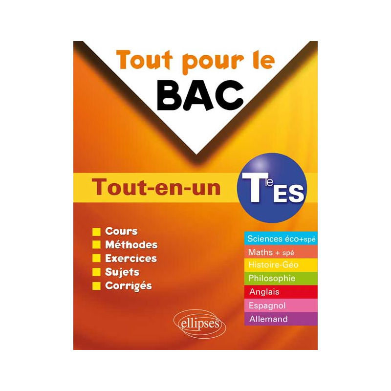 Tout pour le Bac • toutes matières • Terminale ES