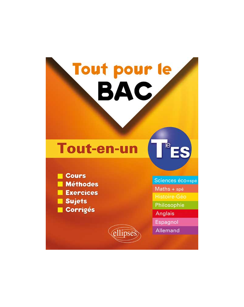 Tout pour le Bac • toutes matières • Terminale ES
