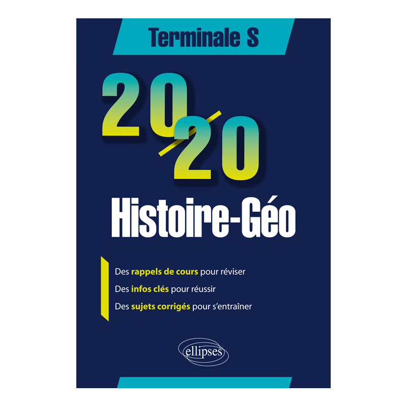 20/20 en histoire-géographie - Terminale S