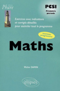 Mathématiques PCSI - Exercices corrigés - 1re période
