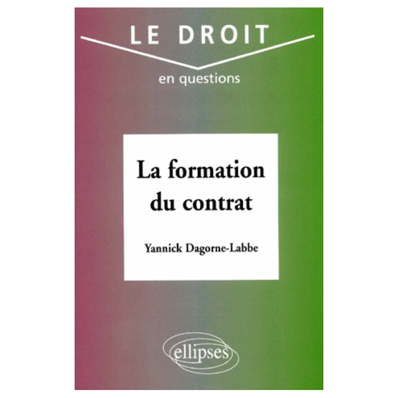 La formation du contrat