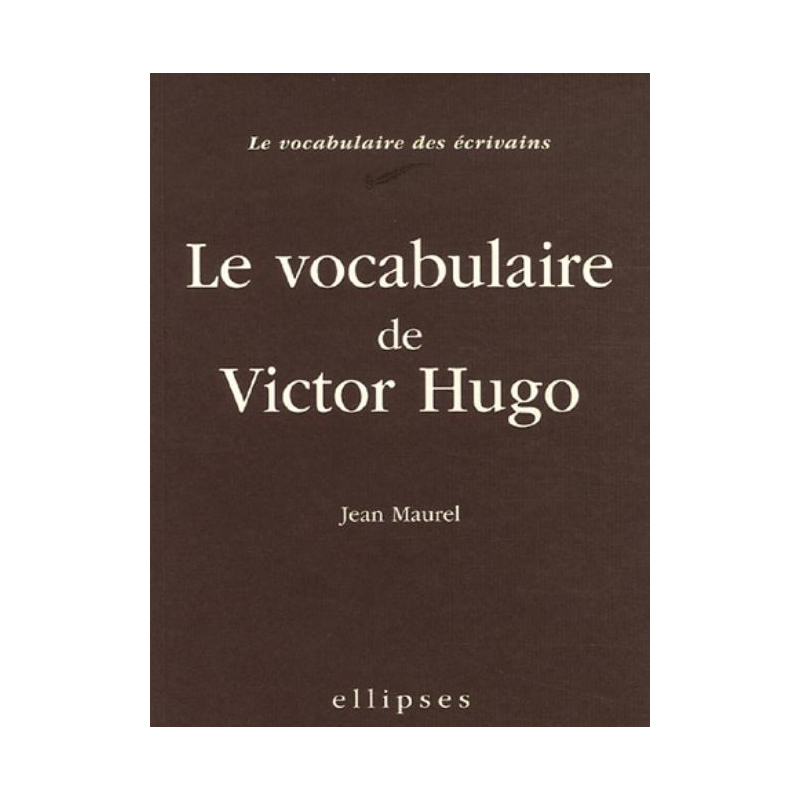 Le vocabulaire de Hugo