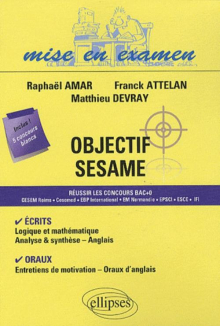 Objectif SESAME. Toutes matières - Un volume