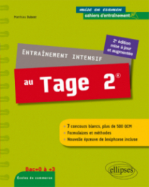 Entraînement intensif au Tage 2® - 2e édition mise à jour et augmentée