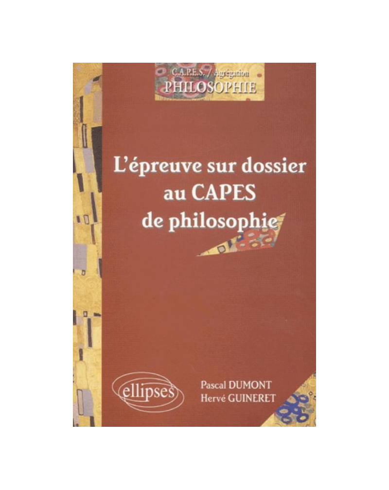 L'épreuve sur dossier au CAPES de philosophie