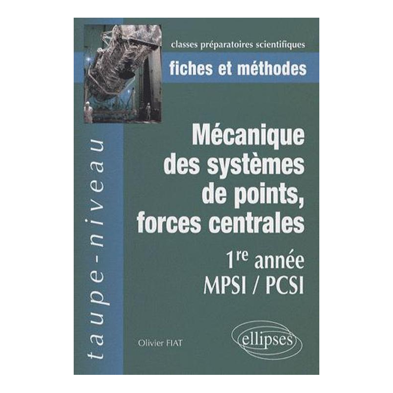 Mécanique des systèmes de points, forces centrales