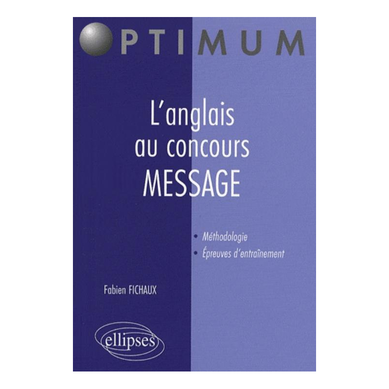 anglais au concours MESSAGE (L')