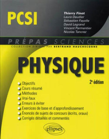 Physique PCSI - 2e édition