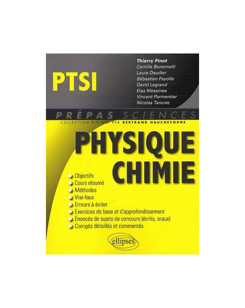 Physique-Chimie PTSI