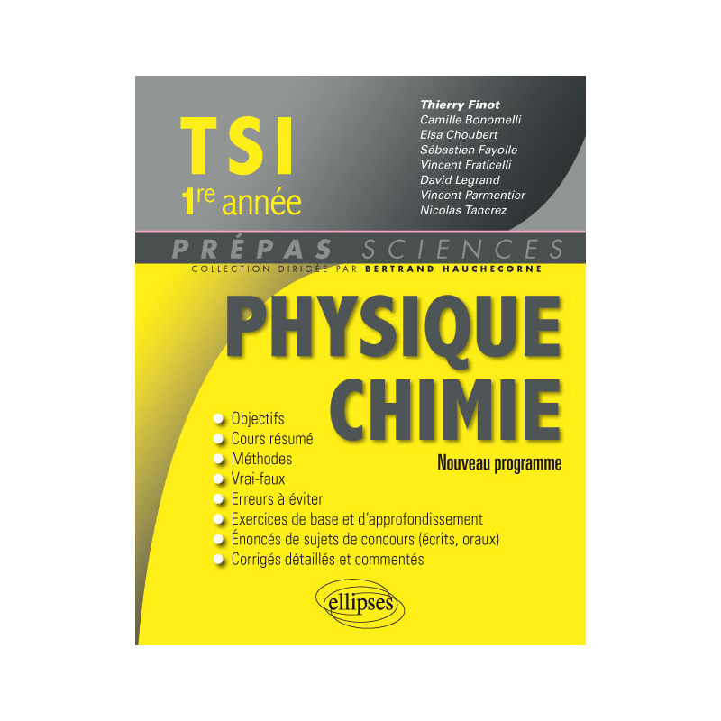 Physique-chimie TSI1 - 2e édition