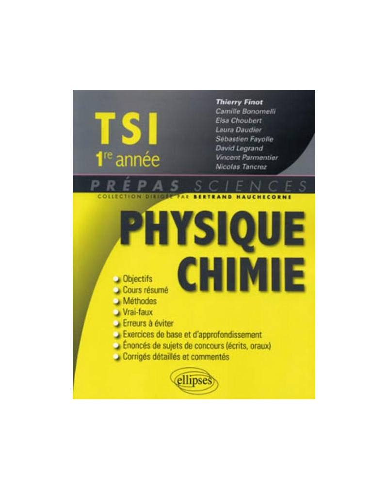 Physique-chimie TSI-1