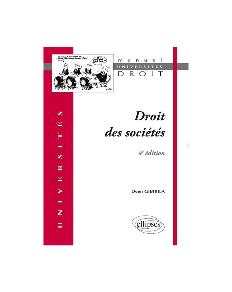 Droit des sociétés. 4e édition
