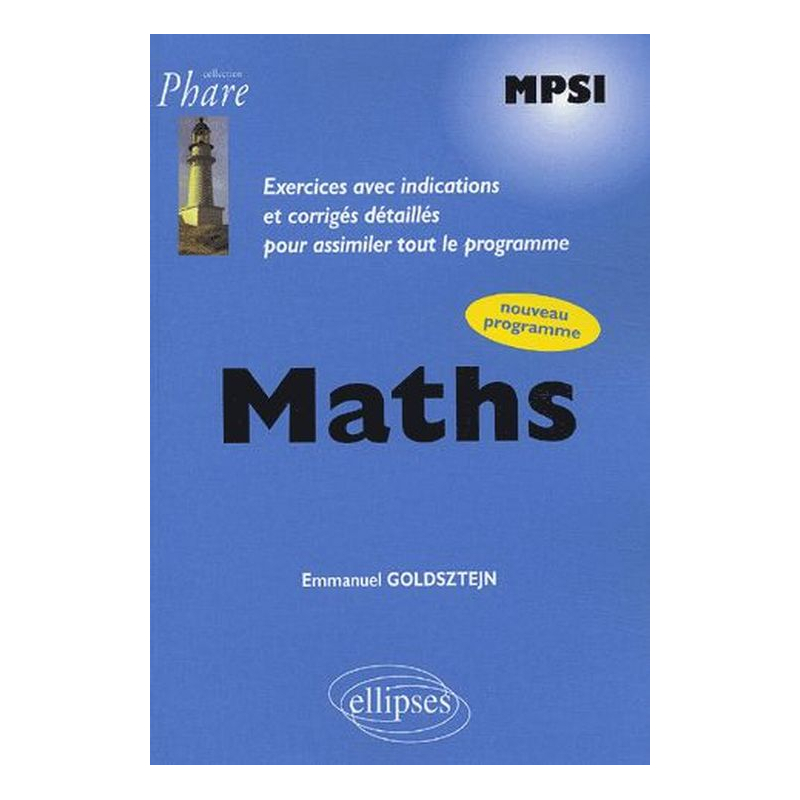 Mathématiques MPSI - Exercices corrigés