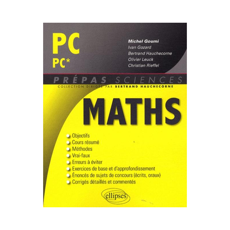Mathématiques PC/PC*